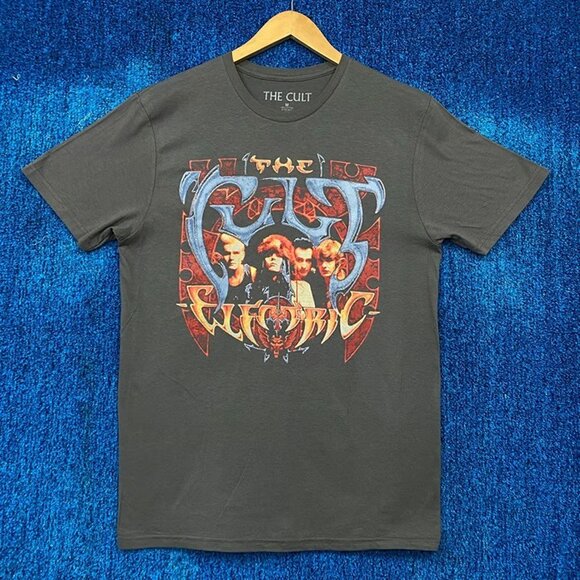 The Cult Electric Album Cover Art Heavy Metal Band Tee M